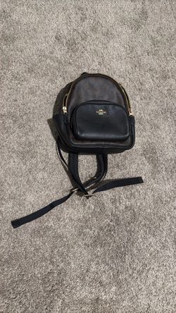 Coach Brown Signature Mini Backpack