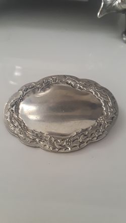 Vintage Kirk Stieff Pewter Brooch