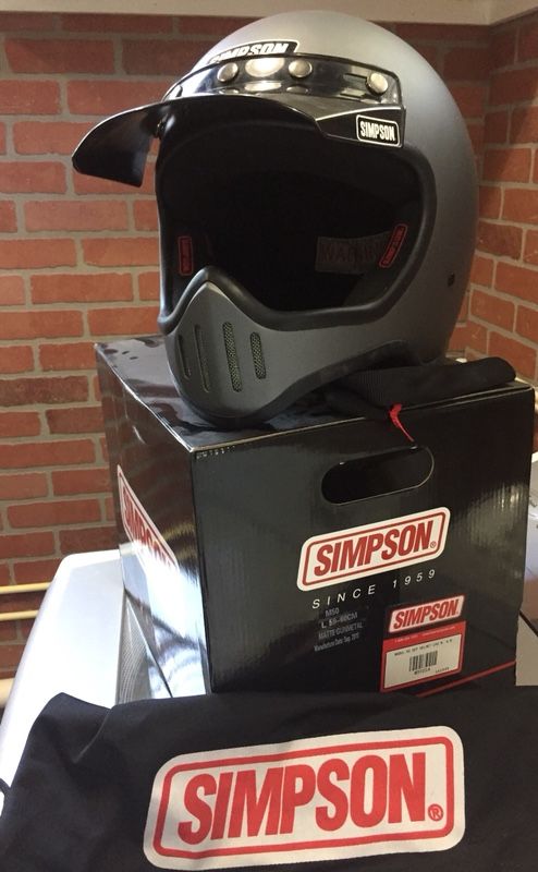 SIMPSON M50 motorcycle helmet size large for Sale in Norfolk VA