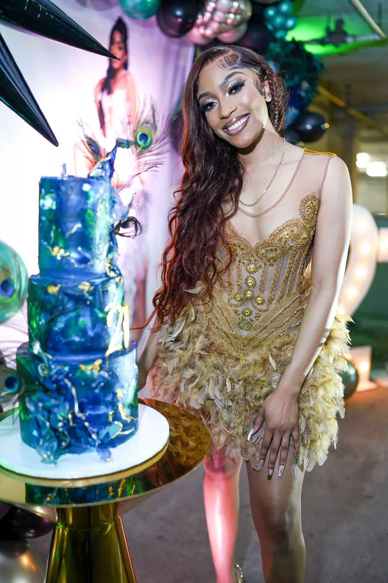 Gold Party Dress