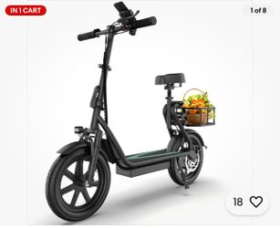 Electric Scooter With Seat