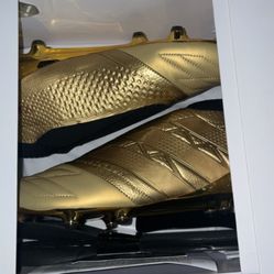 Gold adidas ace 