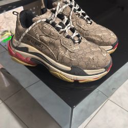 Gucci x Balenciaga The Hacker Project Triple S Sneakers 