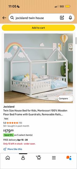 Toddler Montessori bed
