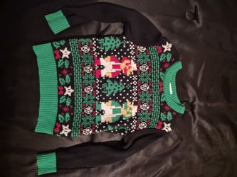 Mario & Luigi Christmas Ugly Sweater Kids Size 4