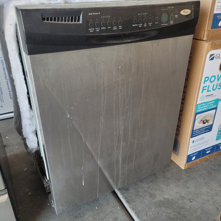 Stainless Steel Whirlpool Gold Dishwasher