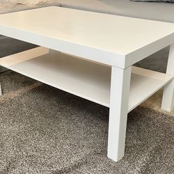 White Coffee Table – Gently Used 