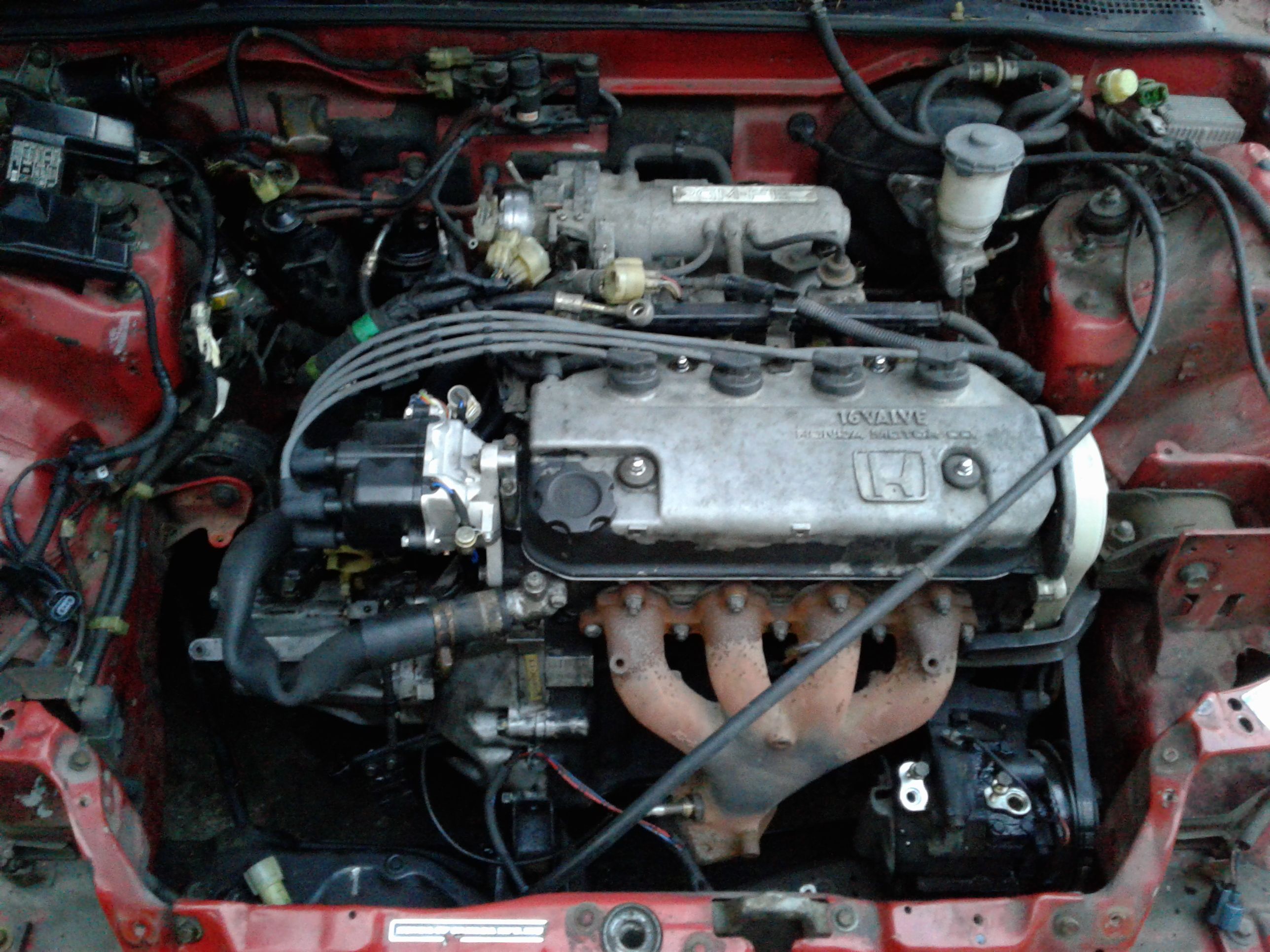 1990 civic si d16a6 complete engine and transmission for sale