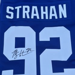 Michael Strahan NY giants Autographed Nike Authentic XXL Jersey 