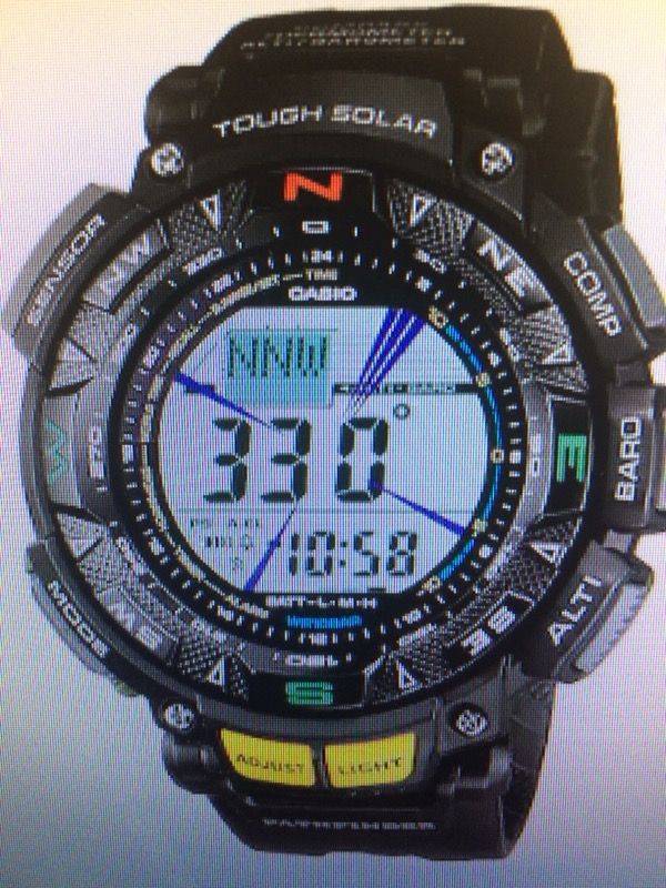 Casio pathfinder triple sensor multifunction sport watch