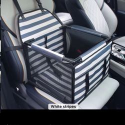 Dog Car Seat – Foldable Waterproof Pet Booster Seat with Safety Strap