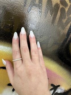 14k LAB DIAMOND BAND RING