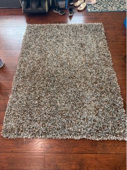 High-Pile Multi-Tone Shag Area Rug