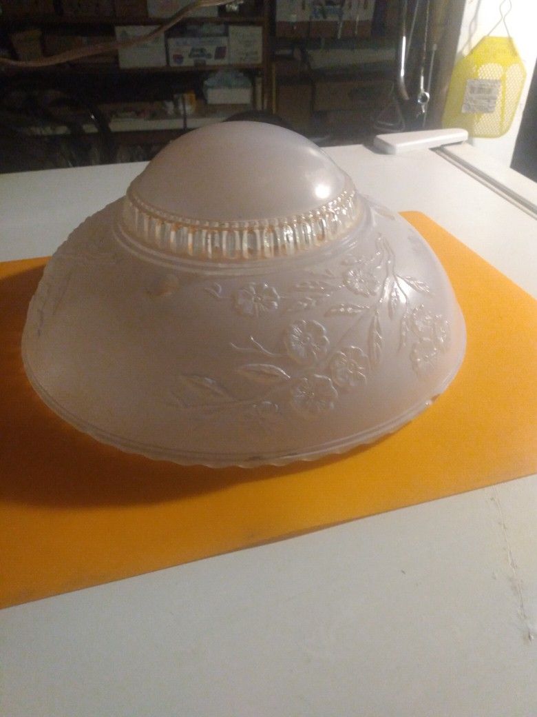 Vintage Milk Glass Lamp Shade