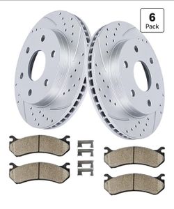 New 2006-2010 Honda civic brake pads and rotors