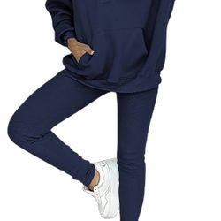 Calmlily 3 Piece Hoodie Set Women 3 Piece Hoodie Set for Women Calmlily Oversized Hooded Casual 3pc Sweatshirt Suit