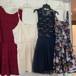 3 dresses (sm) & 1 romper (M)