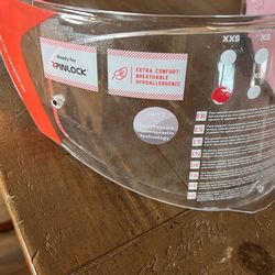 LS2 Clear motorcycle visor- size large