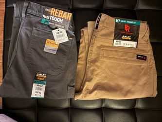Ariat Rebar and M7 Work Pants Sizes 30/32 and 31/36