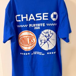 NY Knicks Playoffs Chase Scarr’s Pizza T shirt - Large