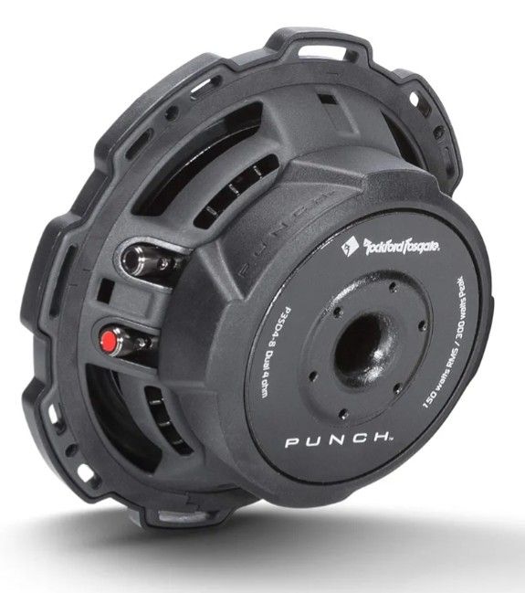 8-inch Dual Voice Coil Subwoofers - Pair - Rockford Fosgate