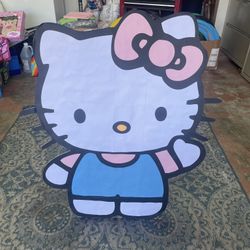 3 FOOT HELLO KITTY STANDING PARTY  DECOR
