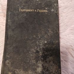 Testaments & Psalms 1055 Pages Instituted In The Year 1816