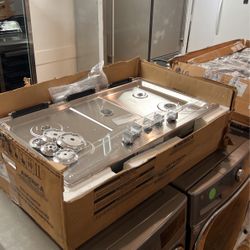 36” INCHES WHIRLPOOL GAS COOKTOP NEW OPEN BOX 