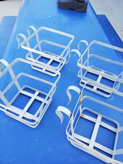 Wire strap baskets