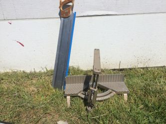 Vintage Craftsman miter box