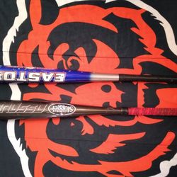 Two Baseball Bats, Louisville Slugger, and Easton