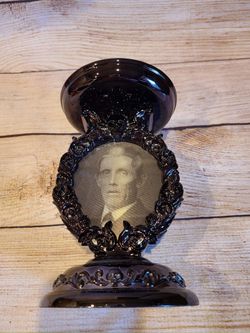 3 wick candle holder lenticular picture