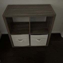 Gray Storage Cube 