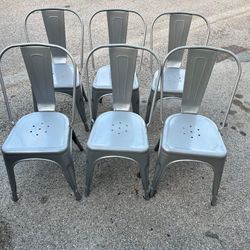 Metal Dining Chairs For 6 