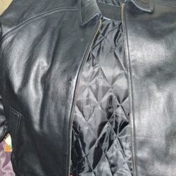 Black Knightsbridge Leather Jacket 