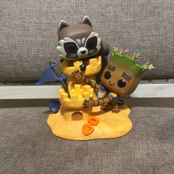 Funko Pop!moment Marvel Groot y Rocket