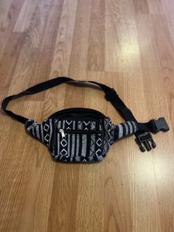 Fanny Pack - Black & White Patterned