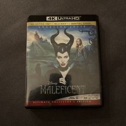 Maleficent (Ultra HD, 2014) 4k UHD Blu-ray No Digital Disney