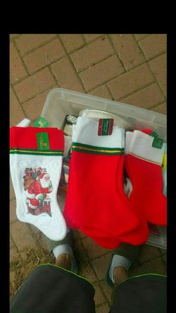 13 brand new Christmas stockings