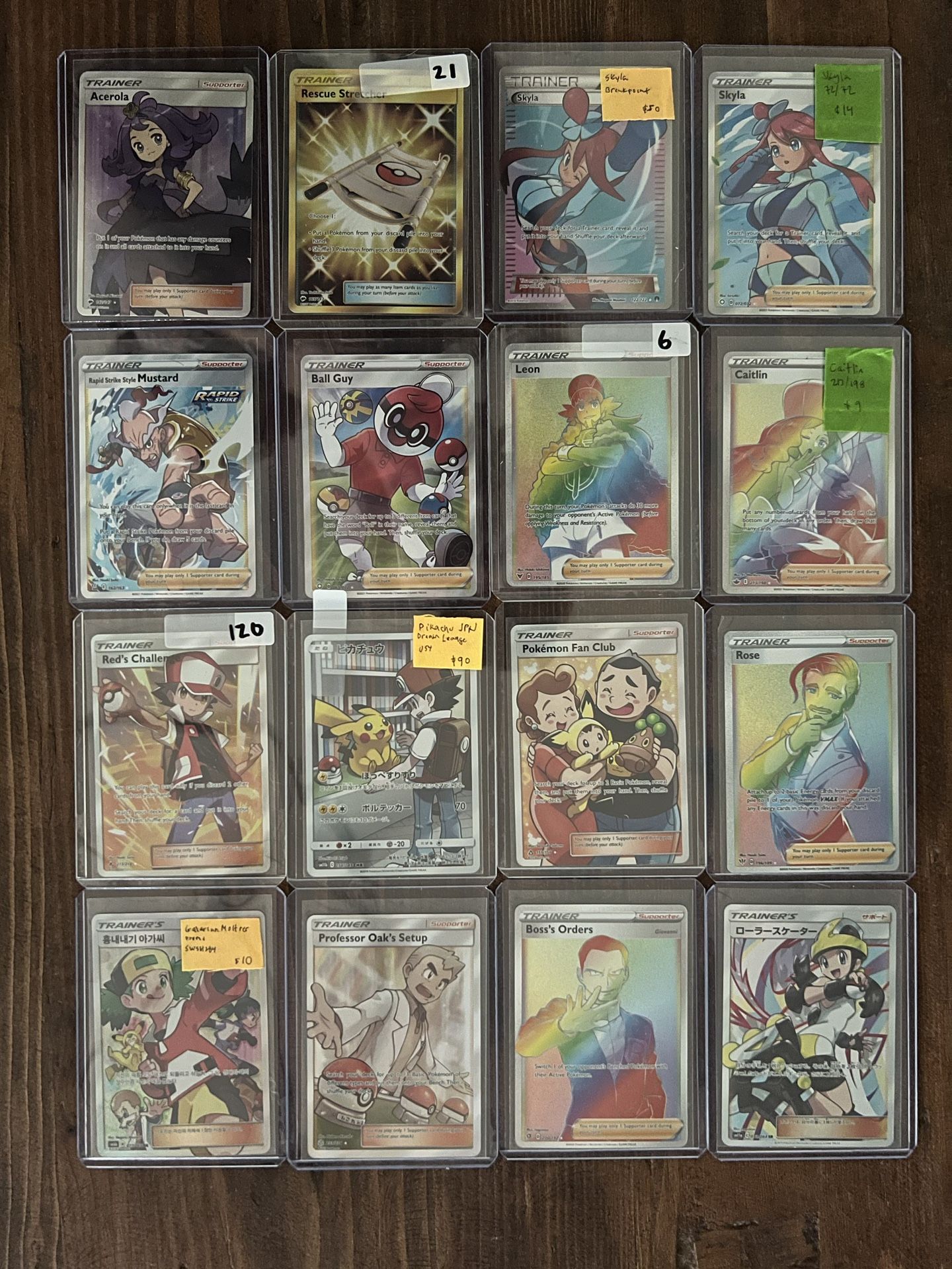 Pokemon Card Trainer Full Arts