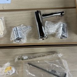 Align 8 in. Widespread 2-Handle Bathroom Faucet Trim Kit in Chrome (Valve Not Included