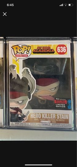 Hero killer stain Funko pop  #636  Fall 2019