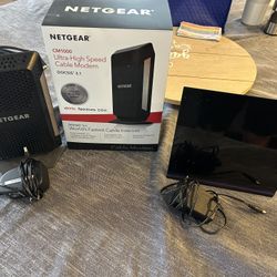 Netgear Docsis 3.1 Cable Modem & Netgear R6250 Smart WiFi Router