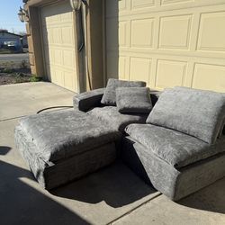 Brand new mini L shaped couch