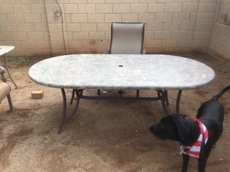 Patio table