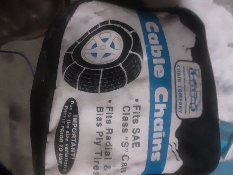 Never Used Cable Chains