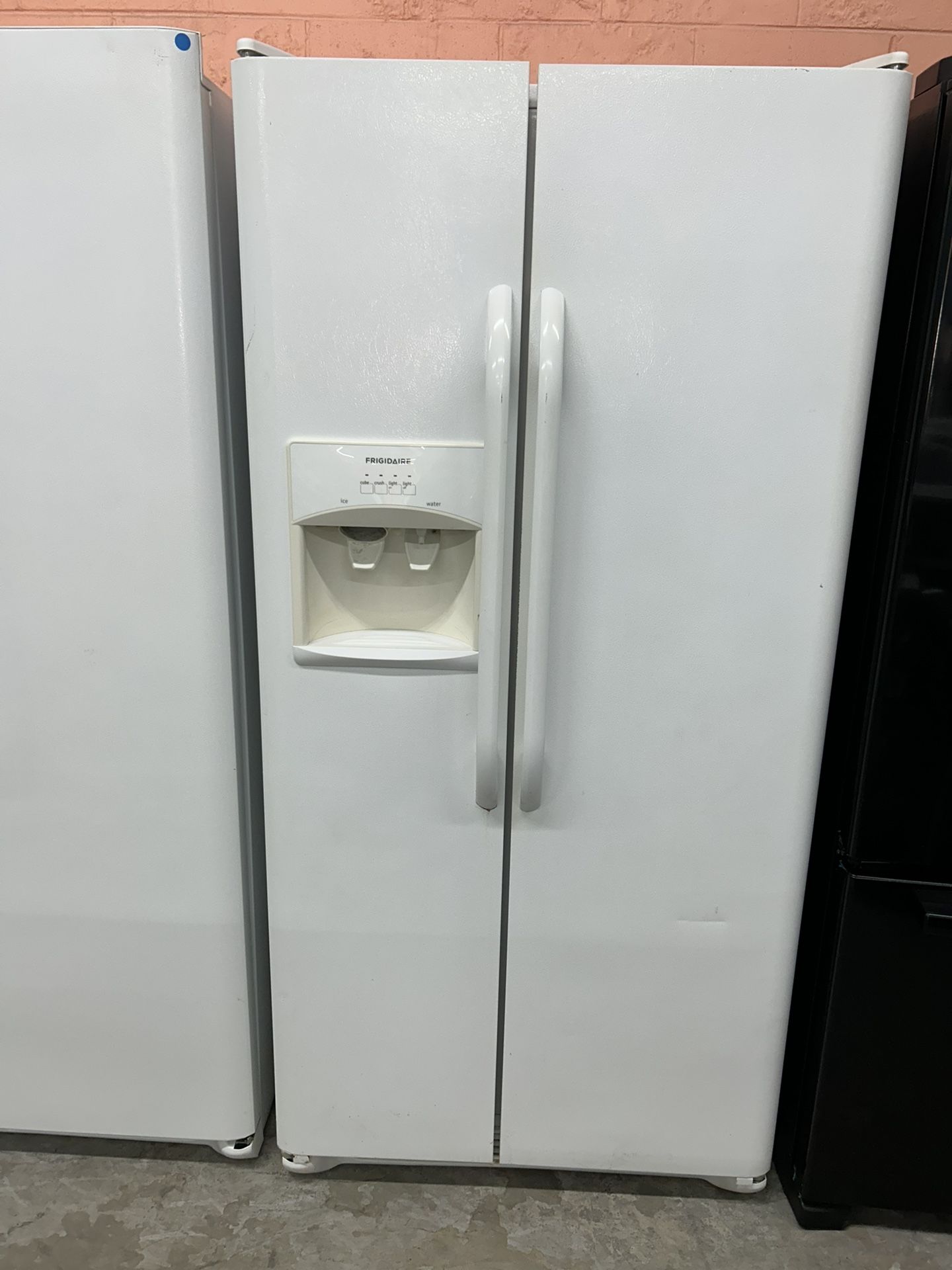 33” Wide White Side By Side Refrigerator