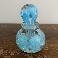 Vintage St. Clair Glass Perfum Bottle & Paperweight