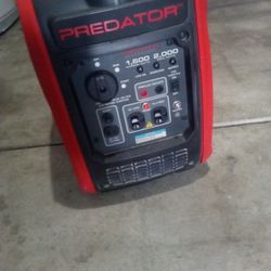 PREDATOR 2000 Watt SUPER QUIET Inverter Generator with CO SECURE Technology, EPA Red And Black