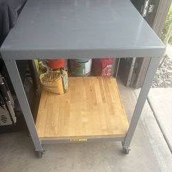 Little Giant Metal Rolling Table. Heavy Duty